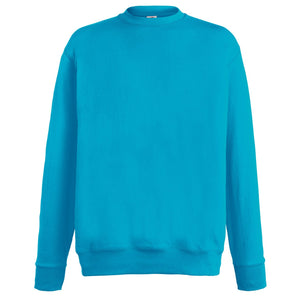 Fruit Of The Loom Mens Lightweight Set-In Sweatshirt (Azure Blue)