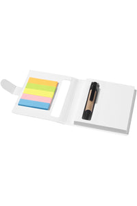 Bullet Reveal Sticky Notes Book And Pen (White) (4.1 x 3.1 x 0.4 inches)