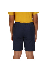 Childrens/Kids Alber Ottoman Shorts - Navy