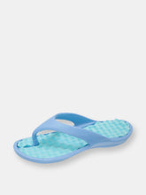 Load image into Gallery viewer, Trespass Womens/Ladies Carina Slip On Textured Flip Flop (Blue)