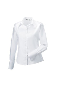 Russell Collection Ladies/Womens Long Sleeve Ultimate Non-Iron Shirt