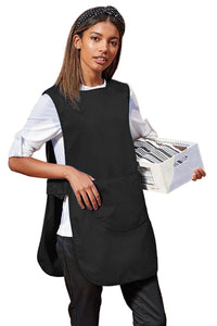 Premier Ladies/Womens Long Length Pocket Cobbler Apron/Workwear (Black) (S)