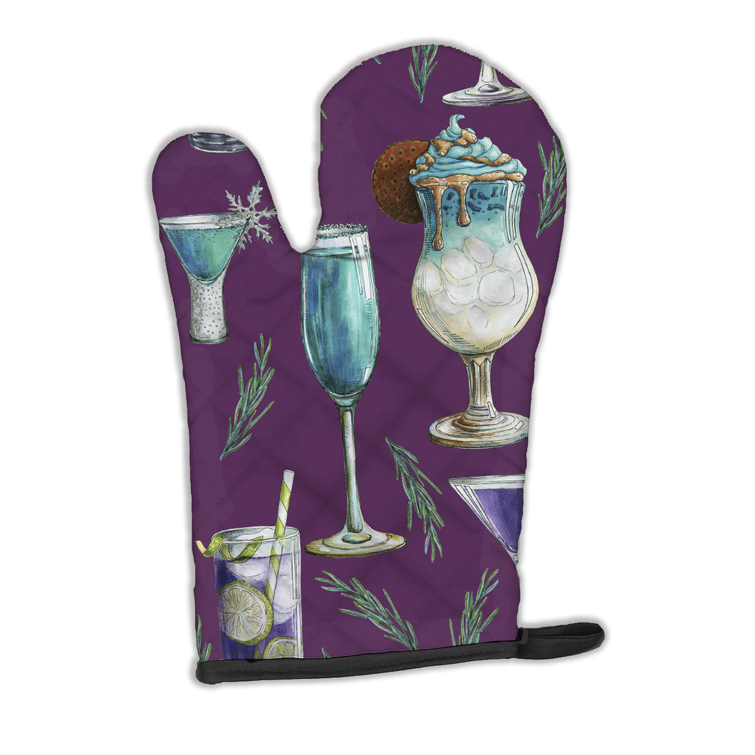 Drinks and Cocktails Purple Oven Mitt