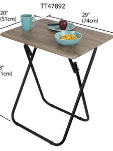 Jumbo Multi-Purpose Foldable Table, Rustic