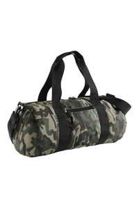 Bagbase Camouflage Barrel / Duffel Bag (20 Liters) (Pack of 2) (Jungle Camo) (One Size)