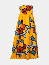 Load image into Gallery viewer, Carolina Herrera Women&#39;s Marigold Multi Strapless A-Line Gown Dress - 6
