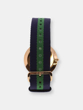 Load image into Gallery viewer, Daniel Wellington Men&#39;s Warwick 0105DW Gold Nylon Japanese Quartz Fashion Watch