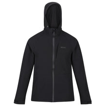 Load image into Gallery viewer, Mens Westville Hooded Walking Soft Shell Jacket - Black