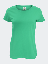 Load image into Gallery viewer, Womens/Ladies Short Sleeve Lady-Fit Original T-Shirt - Kelly Green