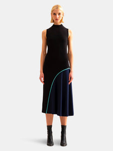 Asymmetric Jersey a-line Dress