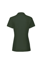 Load image into Gallery viewer, Fruit Of The Loom Ladies Lady-Fit Premium Short Sleeve Polo Shirt (Bottle Green)