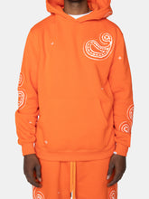 Load image into Gallery viewer, EPTM Paisley Hoodie- Orange