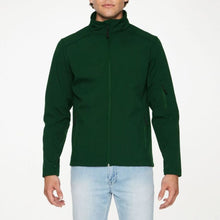 Load image into Gallery viewer, Gildan Mens Hammer Soft Shell Jacket (Forest Green)