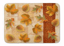 Load image into Gallery viewer, 19 in x 27 in Fall Autumn Leaves Machine Washable Memory Foam Mat