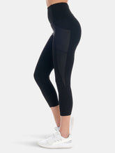 Load image into Gallery viewer, High Rise 7/8 Length Legging With Shimmer Mesh &amp; Pockets