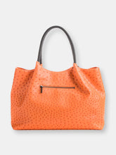 Load image into Gallery viewer, Naomi - Orange Vegan Leather Tote Bag
