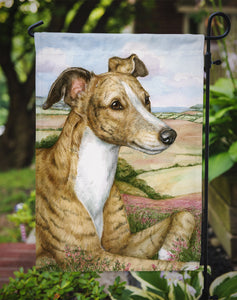 11 x 15 1/2 in. Polyester Lurcher by Debbie Cook Garden Flag 2-Sided 2-Ply
