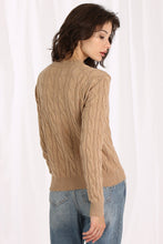 Load image into Gallery viewer, Cotton Cable Cardigan