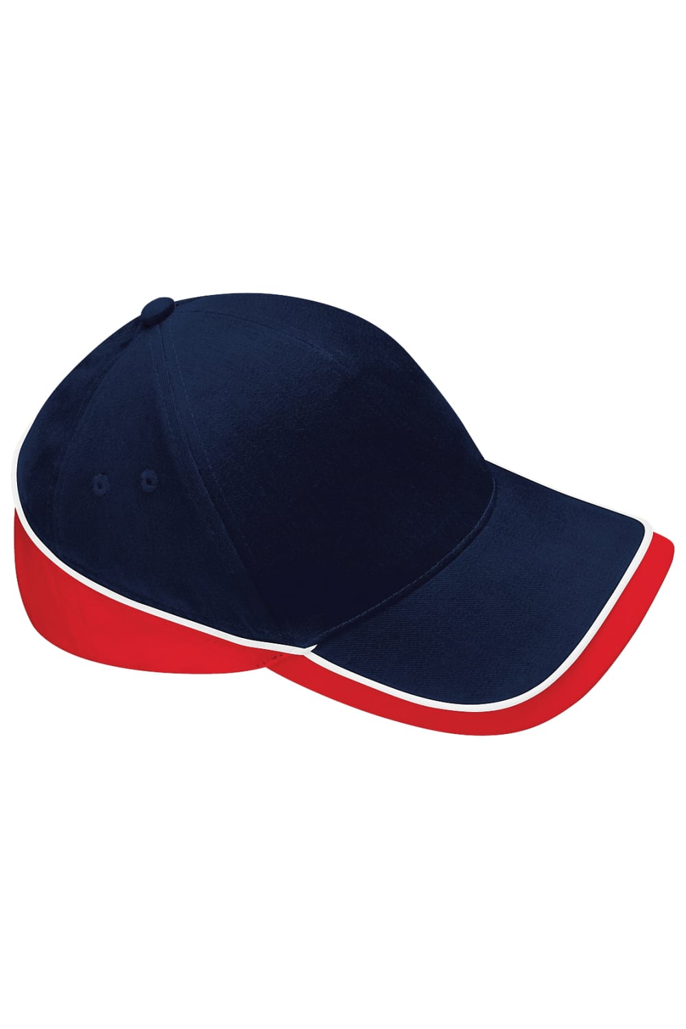 Beechfield Unisex Teamwear Competition Cap Baseball / Headwear (French Navy/Classic Red)