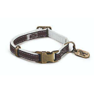Beeztees Designed By Lotte Nylon Virante Dog Collar (Brown) (Large)