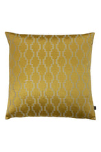 Load image into Gallery viewer, Ashley Wilde Nash Embroidered Throw Pillow Cover (Antique Gold) (50cm x 50cm)
