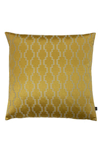 Ashley Wilde Nash Embroidered Throw Pillow Cover (Antique Gold) (50cm x 50cm)