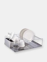 Load image into Gallery viewer, Chrome Plated Steel Dish Rack with Tray