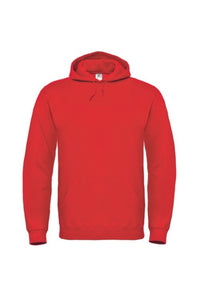 B&C Unisex Adults Hooded Sweatshirt/Hoodie (Red)