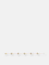 Load image into Gallery viewer, Lucky Star Diamond Bracelet In 14K Yellow Gold Vermeil On Sterling Silver
