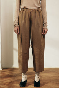 Pleated Drawstring Pants