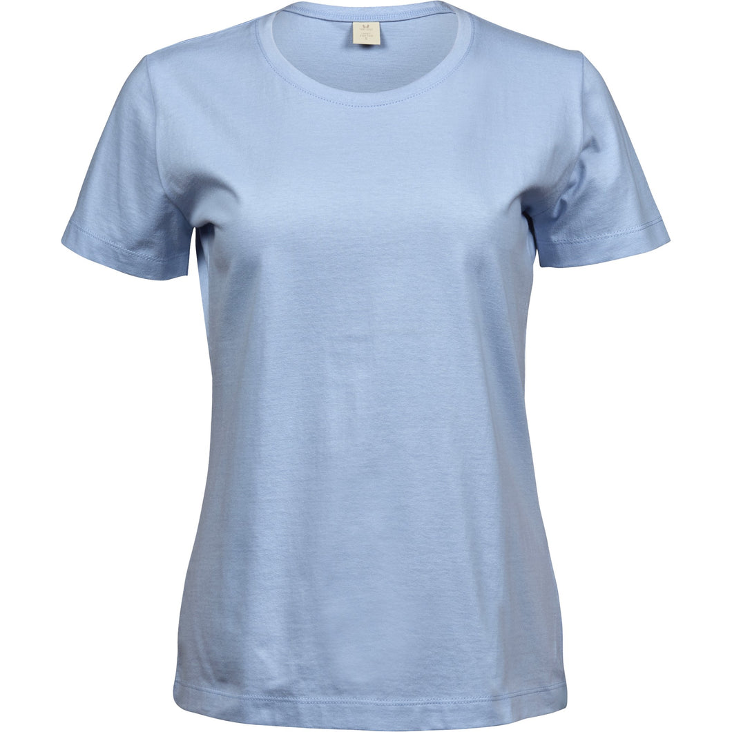 Tee Jays Womens/Ladies Sof T-Shirt (Light Blue)