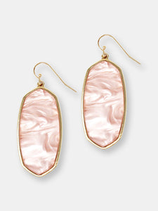 Pearlized Pink Earring