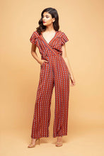 Load image into Gallery viewer, Kingsley Wide Leg Jumpsuit With Angel Sleeves