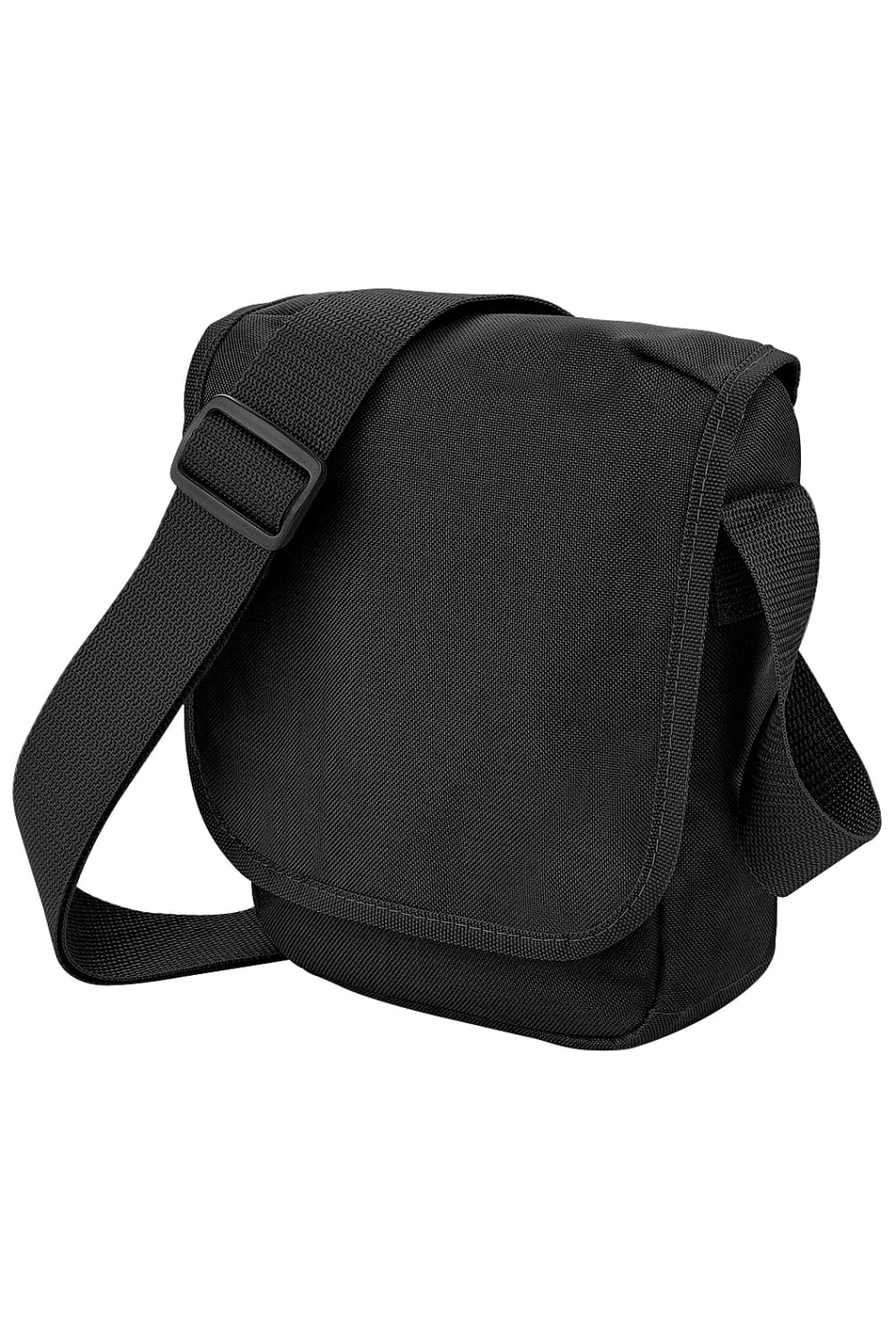 Mini Adjustable Reporter / Messenger Bag 2 Liters Pack Of 2 - Black