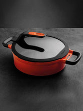 Load image into Gallery viewer, BergHOFF GEM Cast Alum NS 10.25&quot; Cov Two-Handle Sauté Pan, Caribbean Red
