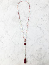 Load image into Gallery viewer, Diana Montecito Necklace in Ruby with Ruby Drop