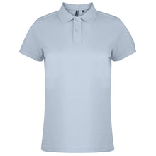 Load image into Gallery viewer, Asquith &amp; Fox Womens/Ladies Plain Short Sleeve Polo Shirt (Turquoise)