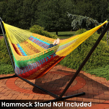 Load image into Gallery viewer, Mayan Family Hammock XXL Blue Handwoven Thick Cord
