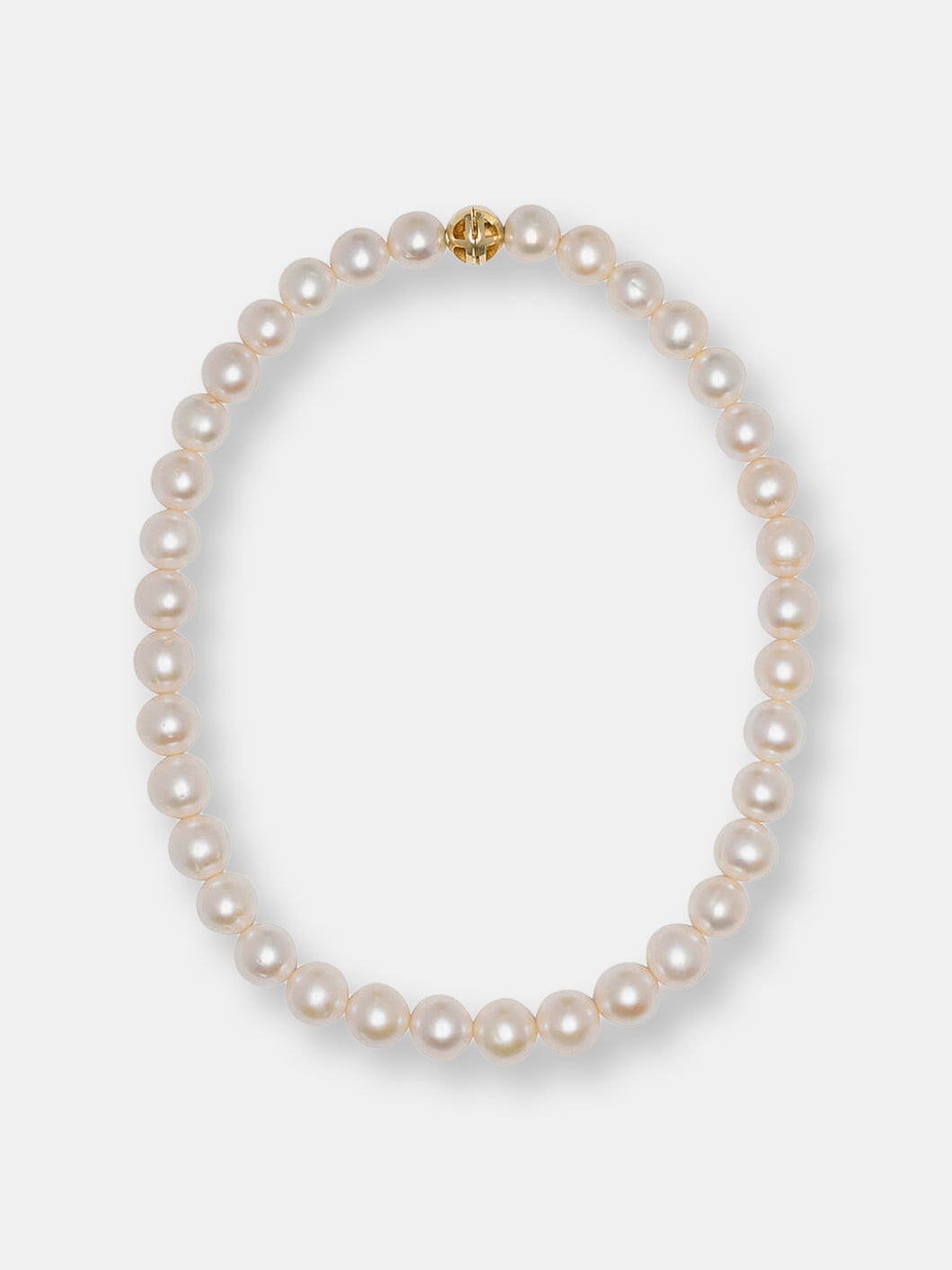 Classic Pearl Choker - Gold