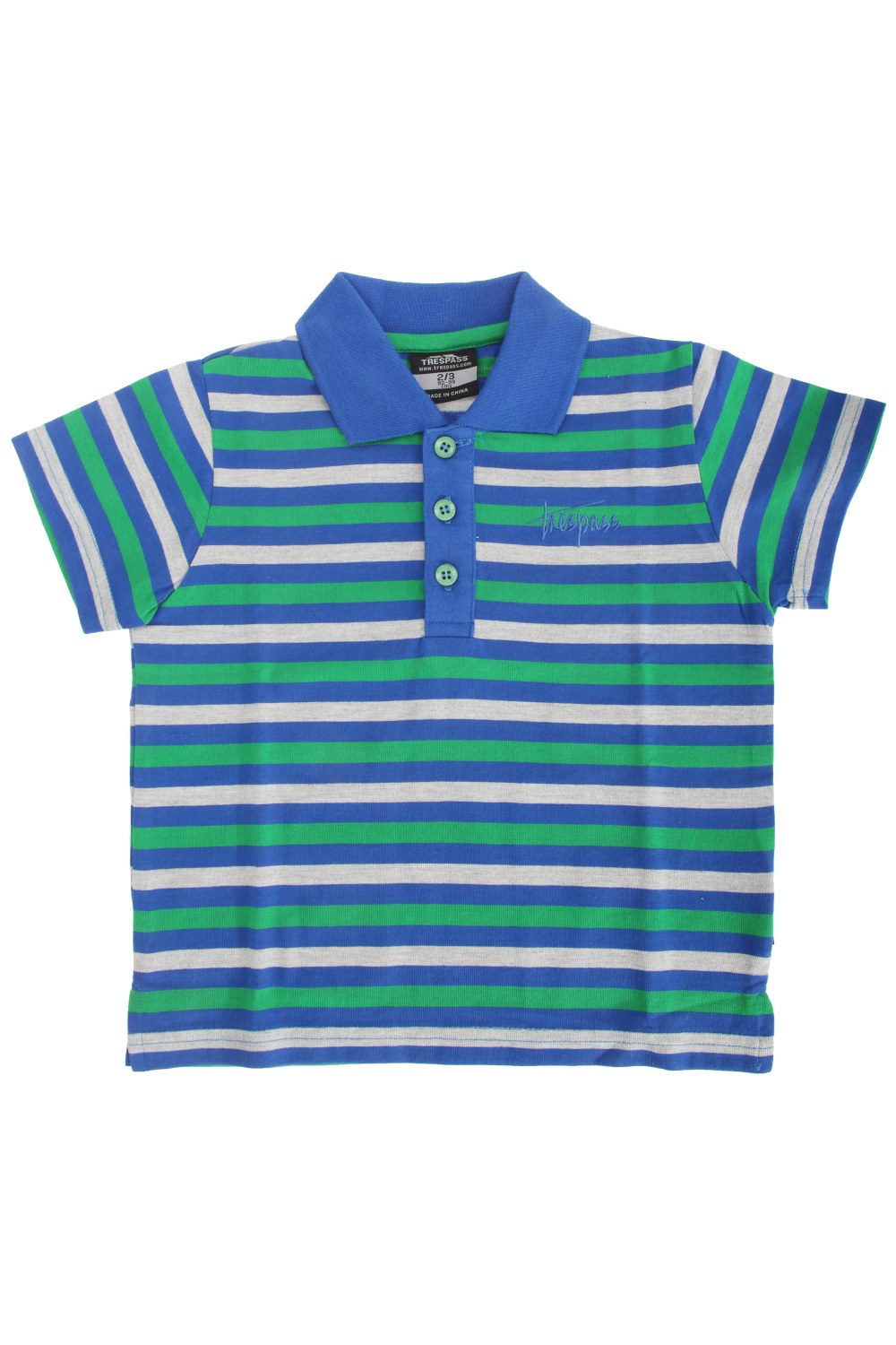 Trespass Childrens Boys Garth Striped Polo Shirt