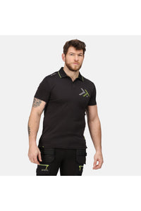 Regatta Mens Tactical Threads Polo Shirt (Pack of 2) (Black/Iron)