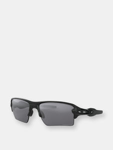 Oakley Men's Polarized Flak 2.0 Xl OO9188-918872-59 Black Wrap Sunglasses