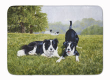 Load image into Gallery viewer, 19 in x 27 in Let&#39;s Play Border Collie Machine Washable Memory Foam Mat