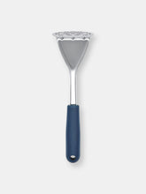 Load image into Gallery viewer, Michael Graves Design Comfortable Grip Vertical Handle Manual Stainless Steel Potato Masher, Indigo