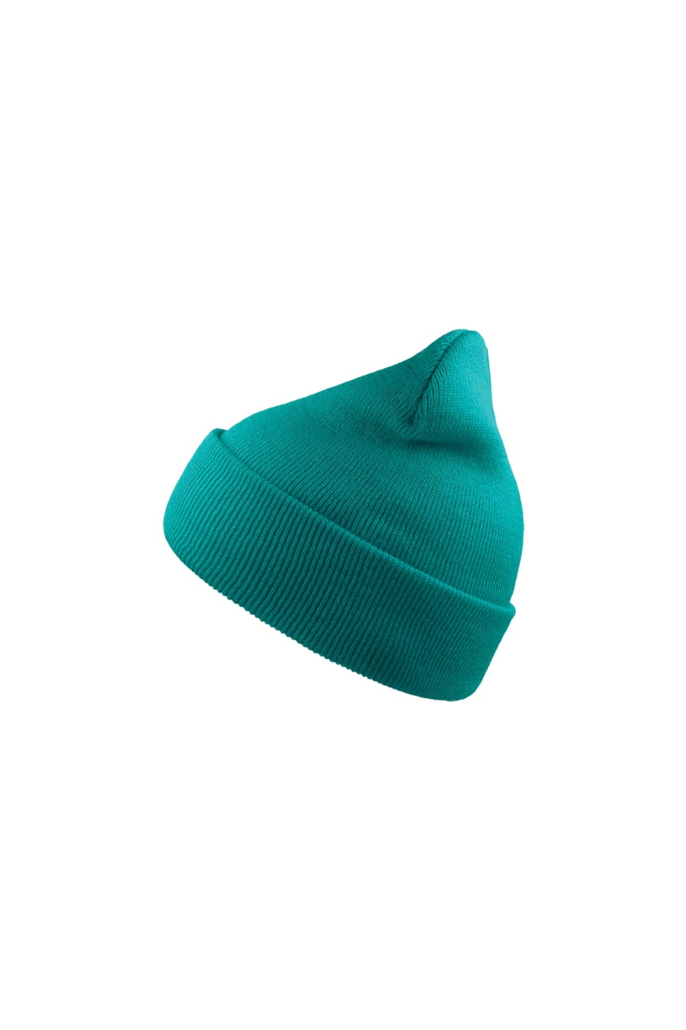 Wind Double Skin Beanie With Turn Up (Turquoise)
