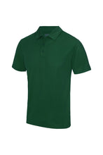 Load image into Gallery viewer, Just Cool Mens Plain Sports Polo Shirt (Bottle Green)
