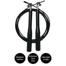 Load image into Gallery viewer, Weighted Jump Rope with Adjustable Steel Wire Cable