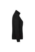 Load image into Gallery viewer, Ladies/Womens Lady-Fit Sweatshirt Jacket (Black)
