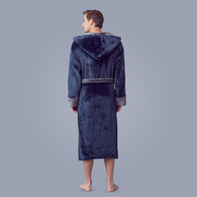 Load image into Gallery viewer, Men&#39;s Hooded Plush Robe