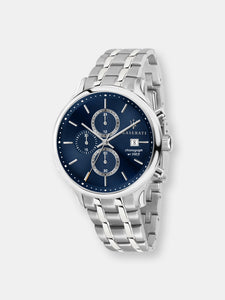 Maserati Men's Gentleman R8873636001 Silver Stainless-Steel Quartz Dress Watch